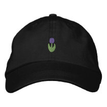 Small Tulip embroidered hats by ZazzleEmbroidery Small Tulip embroidered hats