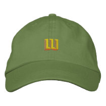 Small W embroidered hats