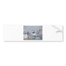 Small Warship Bumper Sticker