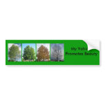 small winter, small spring, small summer, small... bumper stickers