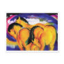 Small Yellow Horses by Franz Maarc Post Cards