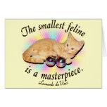 Smallest Feline Greeting Card