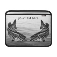 Smallmouth Bass Fishing MacBook Sleeve