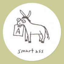 Smart Ass sticker