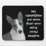 Smart Basenji Mousepad