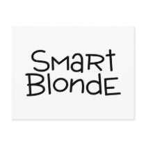 Smart Blonde postcards