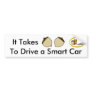 Smart Car Bumper Sticker
