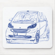 Smart fortwo Convert 2011 Mouse Pads