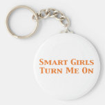 Smart Girls Turn Me On Gifts Keychains