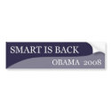 Smart is Back Bumper Sticker bumper stickers by Smartisback Smart is Back Bumper Sticker bumper stickers
