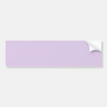 Smart light purple flower with wavy petals on purp bumper sticker
