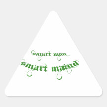Smart man and maind fun in-Holiday Stickers