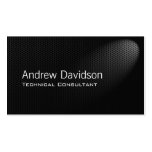 Smart metal grey mesh in spotlight business cards