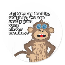 Smart Monkey Stickers