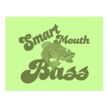Smart Mouth Bass Post Cards