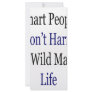 Smart People Don't Harm The Wild Marine Life Customized Rack Card
