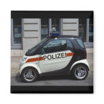 smart Police Car Refrigerator Magnets