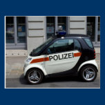 Smart Police Car postcards
