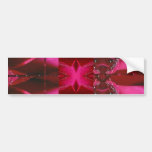 Smart Simple Graphics - Sparkle Red n Pink Rose Bumper Stickers