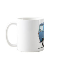 Smart Van Blue mugs by graphxpro Smart Van Blue mugs