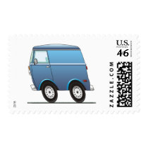 Smart Van Blue postage by graphxpro Smart Van Blue postage