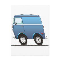Smart Van Blue postcards