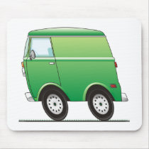 Smart Van Green mousepads by graphxpro Smart Van Green mousepads
