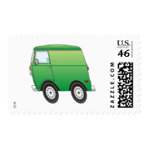 Smart Van Green postage by graphxpro Smart Van Green postage