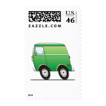 Smart Van Green postage by graphxpro Smart Van Green postage
