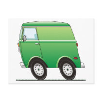 Smart Van Green postcards