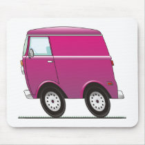 Smart Van Pink mousepads by graphxpro Smart Van Pink mousepads