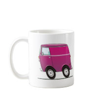 Smart Van Pink mugs by graphxpro Smart Van Pink mugs
