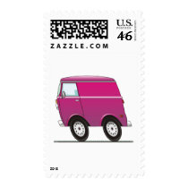 Smart Van Pink postage by graphxpro Smart Van Pink postage