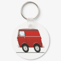 Smart Van Red keychains by graphxpro Smart Van Red keychains
