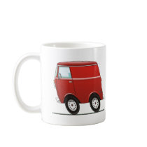 Smart Van Red mugs by graphxpro Smart Van Red mugs