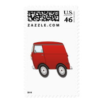 Smart Van Red postage by graphxpro Smart Van Red postage