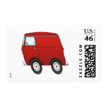 Smart Van Red postage by graphxpro Smart Van Red postage