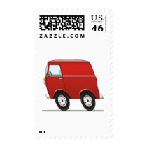 Smart Van Red postage by graphxpro Smart Van Red postage