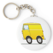 Smart Van Yellow Key Chains