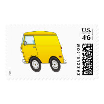 Smart Van Yellow postage by graphxpro Smart Van Yellow postage