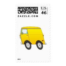 Smart Van Yellow postage by graphxpro Smart Van Yellow postage
