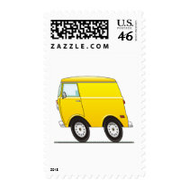 Smart Van Yellow postage by graphxpro Smart Van Yellow postage