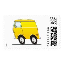 Smart Van Yellow postage by graphxpro Smart Van Yellow postage
