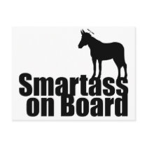 Smartass On Board postcards