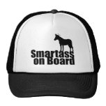 Smartass On Board Trucker Hats