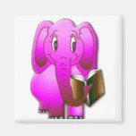 Smarter Elephant Refrigerator Magnets