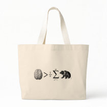 Smarter Than The Average Bear Canvas Bag