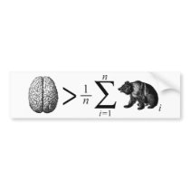 Smarter Than The Average Bear Bumper Stickers