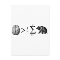 Smarter Than The Average Bear Postcard