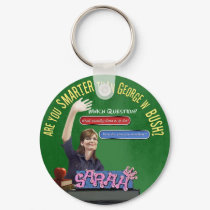 Smarter Than W? Keychain by gxiong Smarter Than W? Keychain